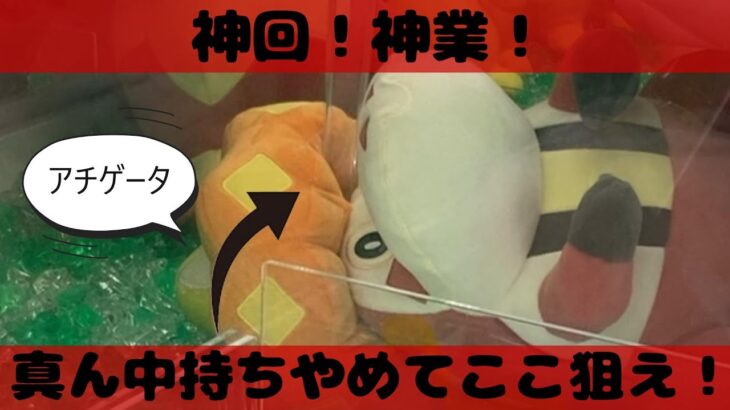 【攻略３選】最新アチゲータGET！！　#ポケットモンスター #ポケモン #pokemon #ぬいぐるみ #クレーンゲーム