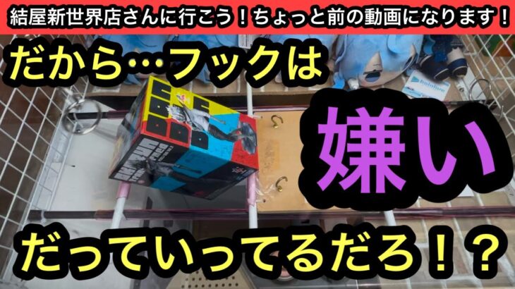 だから…フック設定は嫌いだって言ってるだろ！？苦手なフックに久しぶりに挑戦してきた！【クレーンゲーム】【JapaneseClawMachine】【인형뽑기】【日本夾娃娃】