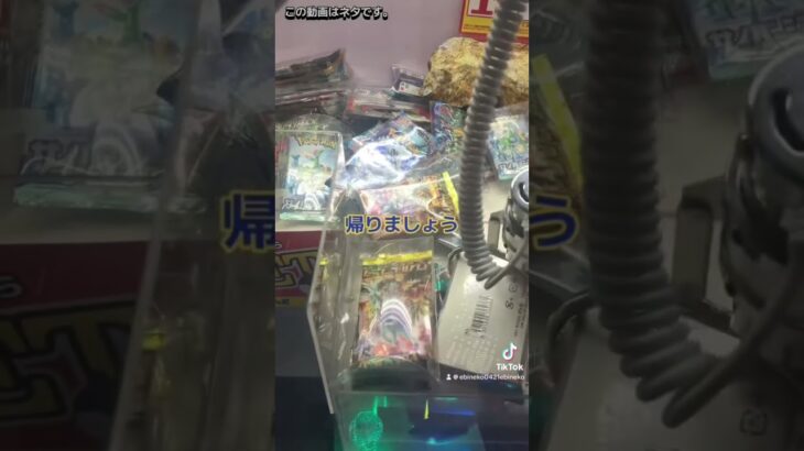 闇ゲーセンで景品取ったら没収された#ufoキャッチャー #クレーンゲーム#ネタですごめんなさい