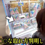 【クレーンゲーム】取れやすい店舗で人気景品を狙ったら予想外な攻略法が判明しました…【ufoキャッチャー】