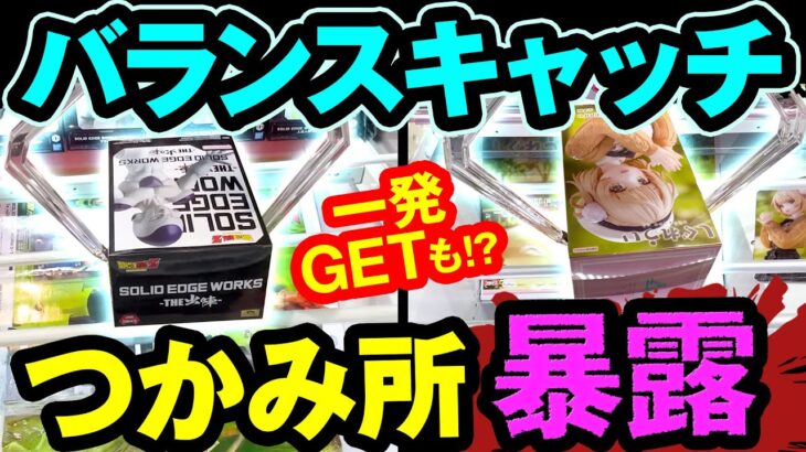 【クレーンゲーム　検証】バランスキャッチは最強説！〇〇を狙えば掴める！？【山梨 クレーンゲーム 倉庫系】