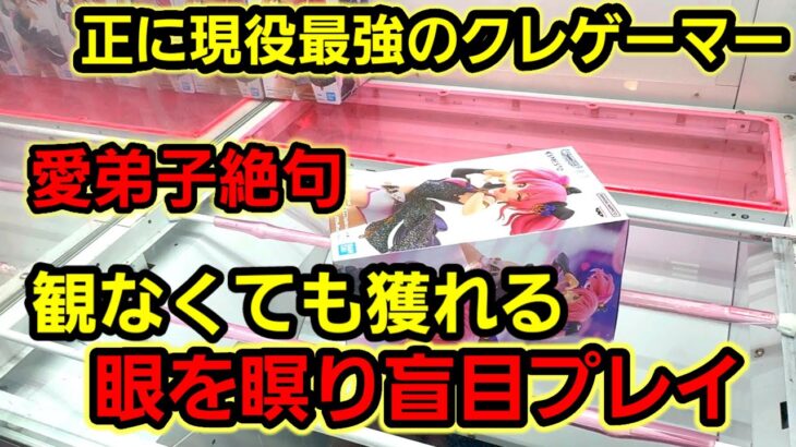 【趣味】6000人記念！リクエスト多数の盲目プレイに挑戦【クレーンゲーム】