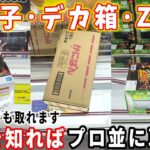 【クレーンゲーム】お菓子やデカ箱フィギュアをプロ並みにGETする取り方。コツを掴めば初心者でも取れます。