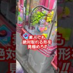 景品の形に要注意!!ミニ台攻略!?素人でも絶対に取れる #ゲームセンター #クレーンゲーム #ゲーセン #ufoキャッチャー #clawmachine