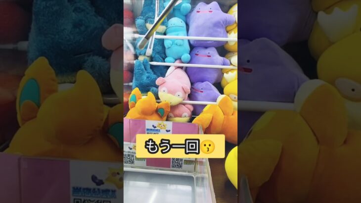 クレーンゲーム😁とれる？😱とれない？