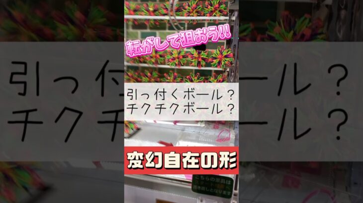 【クレーンゲーム】変幻自在なボール!? #たいたんめん #ゲームセンター #クレーンゲーム #ボール #攻略 #お得 #チクチク #ワンチャン #一発録り #チャンネル登録お願いします#