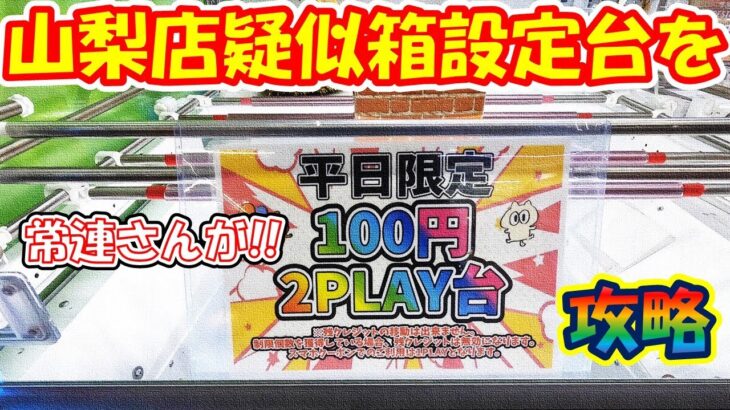 【クレーンゲーム】【倉庫系】#万代山梨 さんで #疑似箱  #100円2play 台を私の代わりに常連さんが攻略！！私には無理でした… #クウラ #ごと嫁 #猫耳 #ワンピース #ゾロ #ミホーク