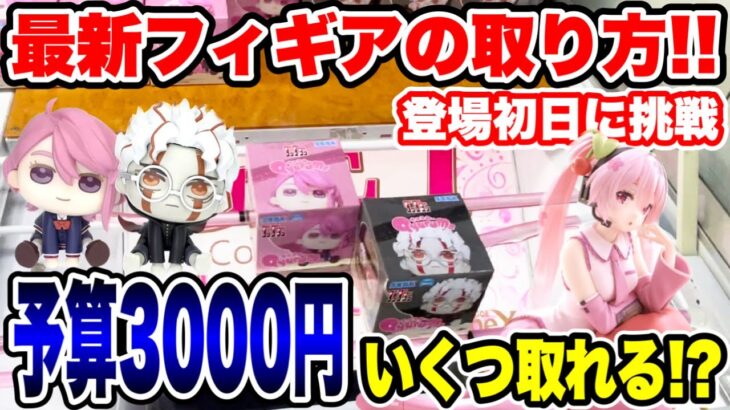 【クレーンゲーム】最新プライズフィギュアの取り方！予算3000円でいくつ取れる！？橋渡し設定攻略！ #UFOキャッチャー  #クレーンゲーム