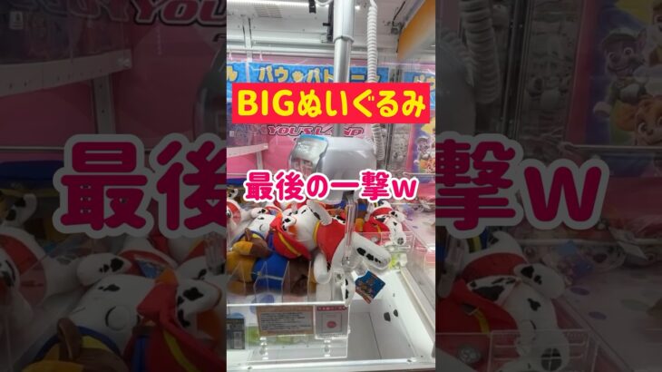 【ゲーセン攻略】BIGぬいぐるみ狙いで最後の一手！！