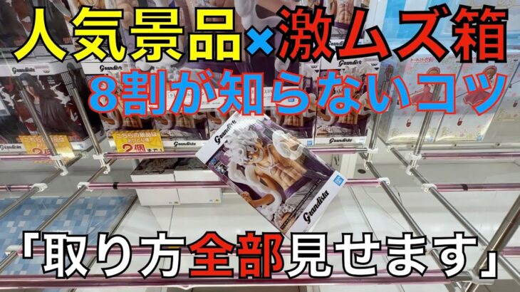 【倉庫系 クレーンゲーム】 Grandista ワンピース ニカルフィ！AMP +海夢は激ムズ箱！一体獲得にいくらかかるのか？クレーンゲームのコツさえ分かればすぐ取れる？