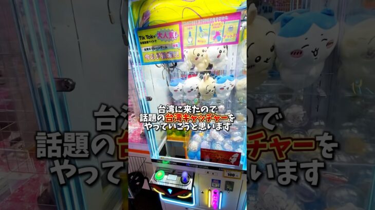 SNSで話題の台湾式クレーンゲームやってみた！