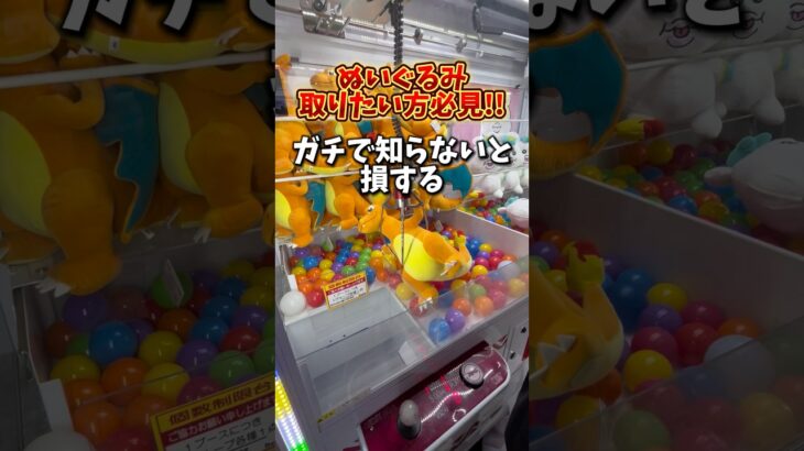 【ゲーセン】ぬいぐるみを取る時に知っておいた方がいいこと教えます！