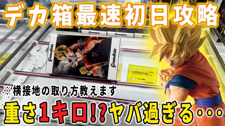 【デカ箱攻略】超話題の「ドラゴンボール 孫悟空」を最速初日攻略に挑んでみた結果。クレーンゲーム攻略