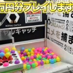 【緊急生配信】ロイヤルキャッチで10万円分プレイしたら何個取れる!?〜クレーンゲーム・UFOキャッチャー〜