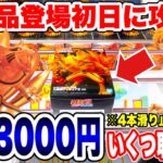 【クレーンゲーム】最新プライズフィギュア登場初日に予算3000円チャレンジ！新景品いくつ取れる！？#橋渡し設定  #UFOキャッチャー  #クレーンゲーム