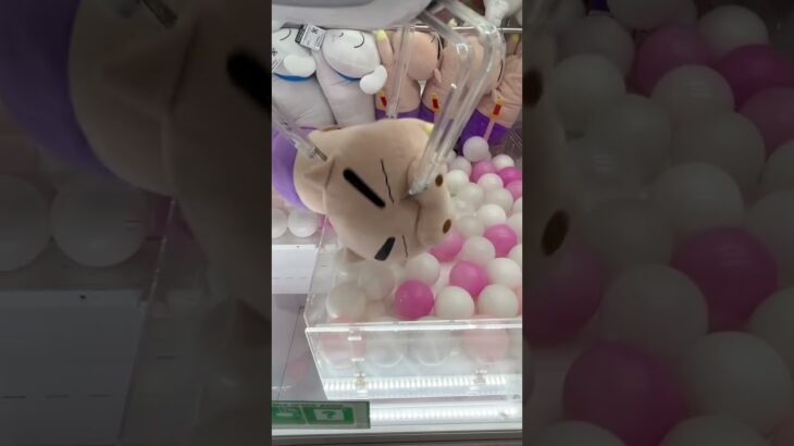 クレーンゲーム/ぶりぶりざえもん(クレヨンしんちゃん)#クレーンゲーム#ufoキャッチャー#コツ#確率無視#shorts