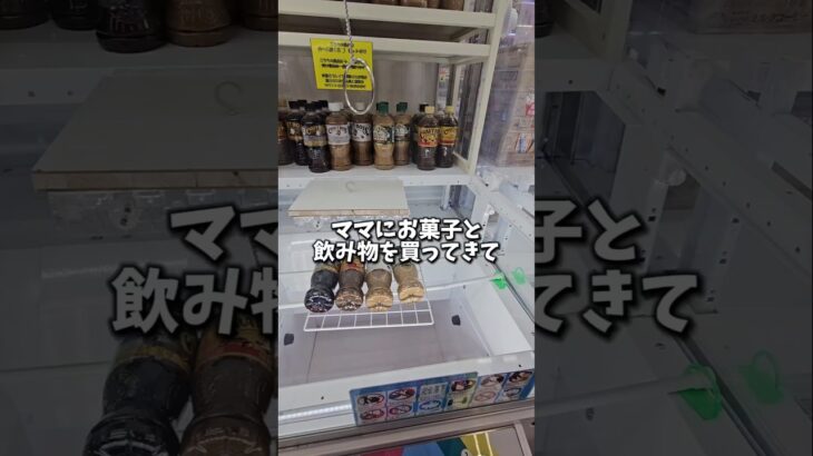 【1,000円】クレーンゲームではじめてのおつかいで飲み物とお菓子を取る #クレーンゲーム #ゲームセンター #おつかい #ufoキャッチャー