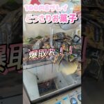 【雪崩】たった100円で1年分のお菓子ゲットできた！#ゲームセンター #ゲーセン #クレーンゲーム #コツ #clawmachine #お菓子 #攻略 #橋渡し #ちいかわ #ベネクス #asmr