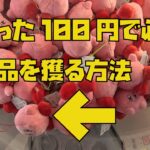 たった100円で必ずUFOキャッチャーで景品を獲る方法！クレーンゲーム！