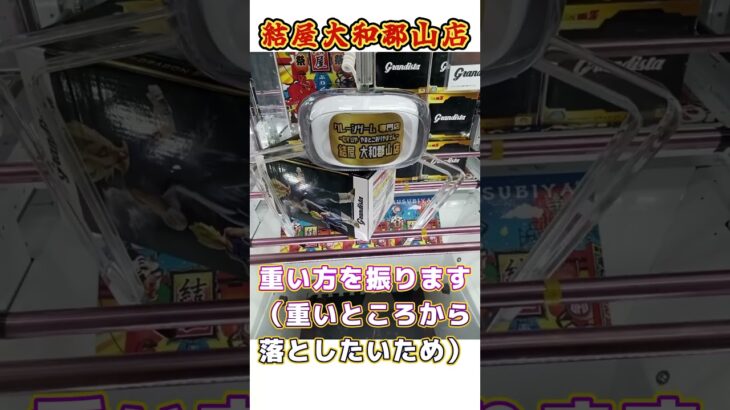 【知らないと損します】200円！デカくて重い景品も簡単にGETできます！#結屋大和郡山 #クレーンゲーム #ufoキャッチャー #ゲームセンター