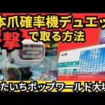 【裏技公開】おたいちポップワールド大垣　3本爪確率機クレーンゲームデュエット攻略　小型クレーンゲームでぬいぐるみ取りまくり【クレーンゲーム】#おたいちポップワールド大垣  #確率機  #クレーンゲーム