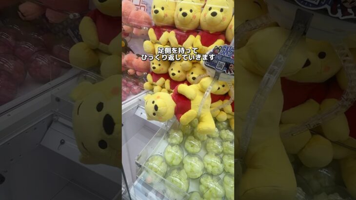 ぬいぐるみは真ん中を掴むな！8割が勘違いしてる取り方　#クレーンゲーム #ゲームセンター #ufoキャッチャー #攻略
