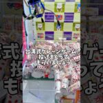 台湾式クレーンゲームって慣れないわ！取れるかな？#ゲームセンター#クレーンゲーム#UFOキャッチャー#景品#お菓子#おまけ