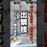 【 クレーンゲーム 】ぬいぐるみは掴まないで！出禁技こっそり教えます！#クレーンゲーム #ufoキャッチャー #ちいかわ