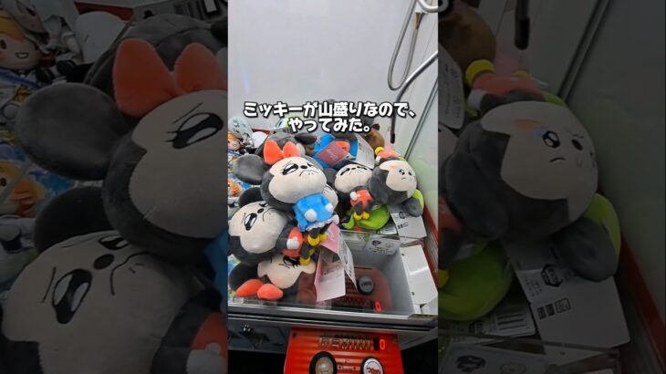 【 クレーンゲーム 】ミッキーマウスがいっぱいだっのでやってみたら…凄いことになった！#クレーンゲーム#ufoキャッチャー #ゲームセンター