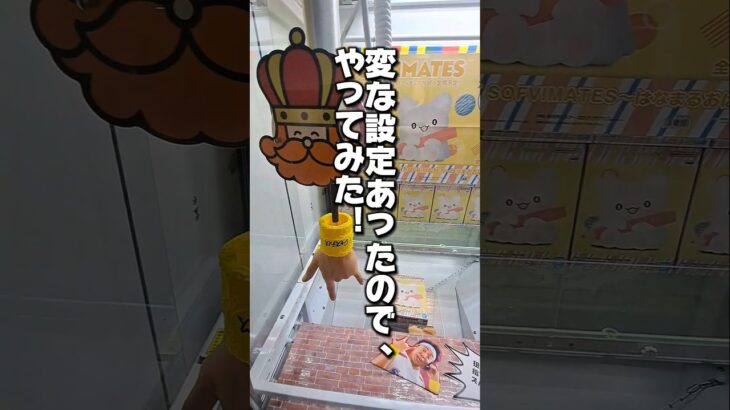 【 クレーンゲーム 】変な設定あったので、やってみた！ジャスティス！#クレーンゲーム#ufoキャッチャー #ゲームセンター