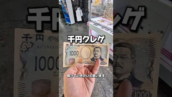 【 クレーンゲーム 】千円クレゲ！日本一のゲーセンなら何個い取れる？#クレーンゲーム#ufoキャッチャー #ゲームセンター