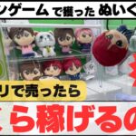 【投資】 クレーンゲームで乱獲してメルカリで売ったら驚きの結果に！！