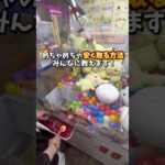 【ゲーセン】絶対に覚えてほしいぬいぐるみを安く取る方法伝授します。(クレーンゲーム)