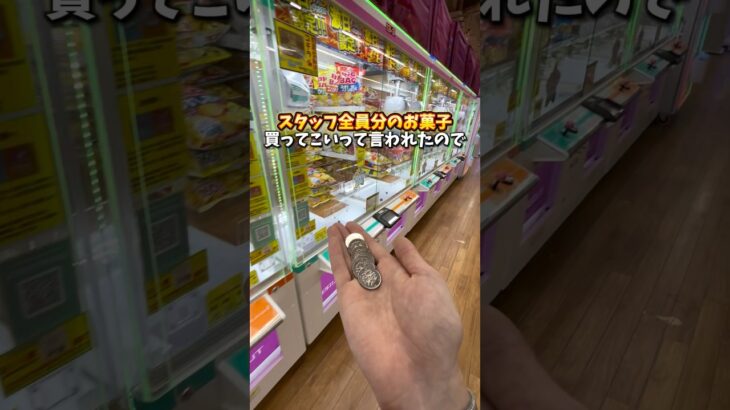 【ゲーセン】会社の上司に1000円でお菓子買ってこいって言われたのでゲーセンで調達してみました。(クレーンゲーム)