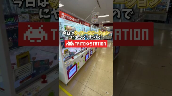【ゲーセン】タイトーステーションで1000円で景品何個取れるか挑戦してみました。(クレーンゲーム)