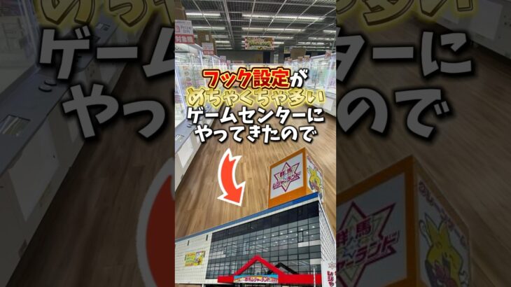 【ゲーセン】1000円でフック設定何個取れるか挑戦してみた！