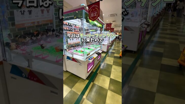 【ゲーセン】イオンのモーリーファンタジーで1000円で景品何個取れるか挑戦しました。(クレーンゲーム)