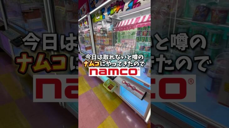 【ゲーセン】取れないと噂のナムコで1000円で景品何個取れるか挑戦してみました。(クレーンゲーム)