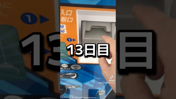 ゲーセンの景品だけで生活【13日目】#クレーンゲーム #ufoキャッチャー #clawmachine #クレーンゲーム