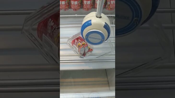 キャロム所沢店のクレーンゲームで甘栗の景品を300円でゲット #shorts