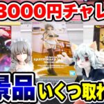 【クレーンゲーム】予算3000円チャレンジ！最新プライズフィギュアをいくつ取れる！？当時初日に徹底攻略！#橋渡し設定 #UFOキャッチャー  #クレーンゲーム