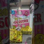 クレーンゲームワンコインチャレンジ！50円キャッチャー編！