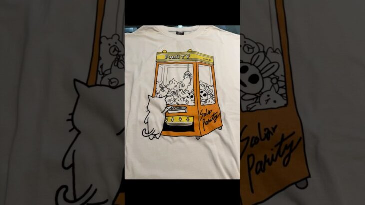 ScoLar Parity（スカラーパリティ）パリティのネコとクマ UFOキャッチャー柄 BIGロングスリーブTシャツ　#ファッション