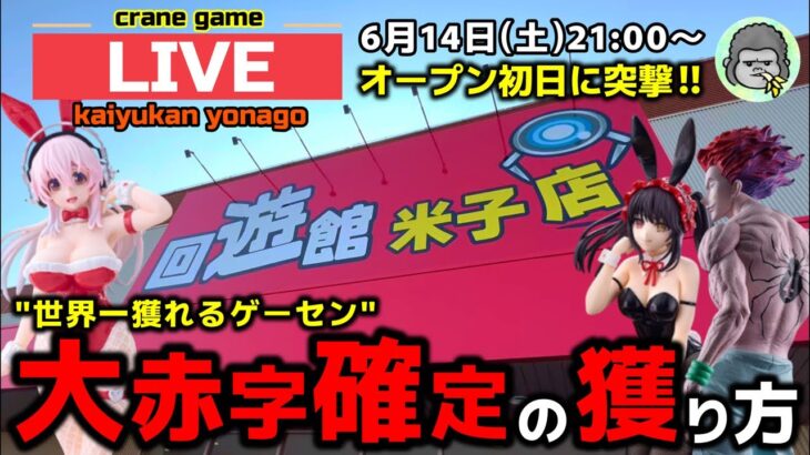 【クレーンゲーム】オープン初日の世界一獲れるゲーセンに潜入！大赤字確定の獲り方で暴れまくる！【回遊館米子店・UFOキャッチャー】