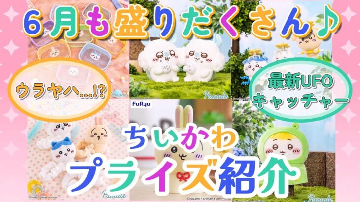 【UFOキャッチャー】6月登場のちいかわプライズまとめ！登場日＆商品名で完全網羅！【ちいかわ情報まとめ】#ちいかわ #プライズ情報 #ゲーセン #ぬい活 #UFOキャッチャー