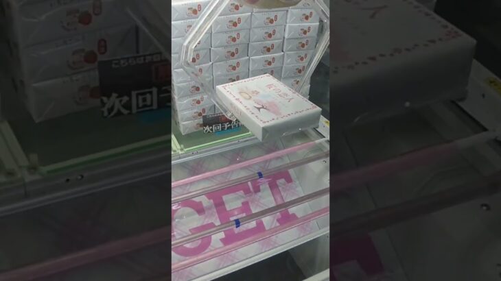 ベネクス川崎店のクレーンゲームで桜の恋人の景品をバランスキャッチして１発ゲット #shorts