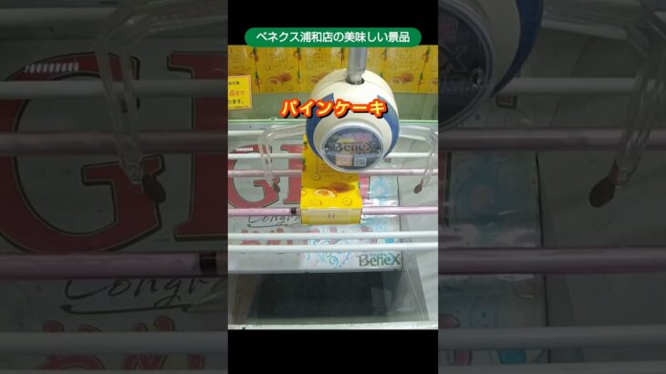 ベネクス浦和店のクレーンゲームで北海道レアチーズケーキの景品をゲット #shorts