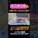 【末広がりのトリック⚠️です】 #クレーンゲーム #アミューズメント限定 #クレーンゲームの沼さん #ゲームセンター #プライズ獲得 #ufoキャッチャー #ゲーセン