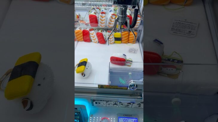 【ゲーセン】寿司リベンジ！#クレーンゲーム #クレーンゲーム動画 #ufoキャッチャー #寿司 #クレーンゲーム攻略