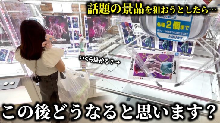 【クレーンゲーム】まじか…評判の高い店舗で話題の景品に挑戦したら衝撃な展開に…【ufoキャッチャー】